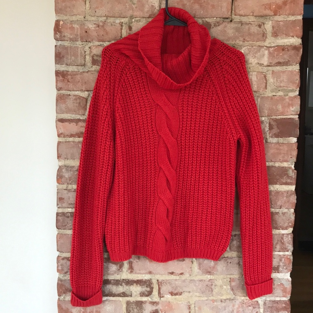 Cotton on red sweater